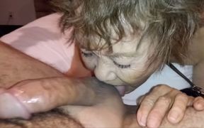 Cock Sucking Granny Licks Balls