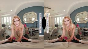 Kenzie Anne wraps her body around big cock in reverse cowgirl