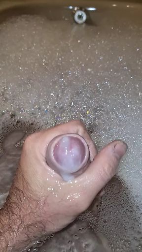cum in bath