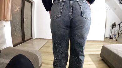 Rainy Night Tease Blowjob Deepthroat Down Jacket Double Cum