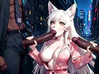 Triple Anal 5on1 Group sex Tsubasa Hanekaw from Soul Eater with Triple penetration and triple vaginal - Hardcore Sex - AI Generation Anal Manga