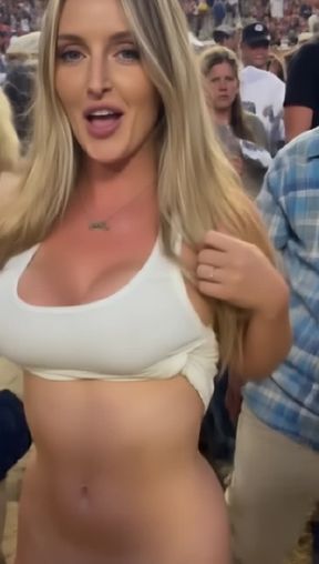 titty drop, Petite, age 18, slim, blonde, video created by AI