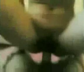 Rare retro Turkish homemade video - hairy teen gives head to her hubby
