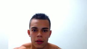 Latino Model Antuan Plays with His Dick