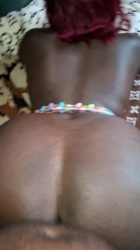 I fuck Josse's big buttocks doggy style on my bed   Clip 1