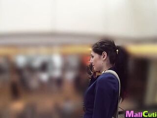MallCuties - Amateur angel sucks a stranger in a shop