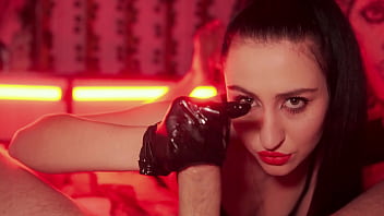 Nylon Gloves Fetish Hanjdob Session - POV