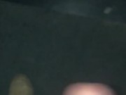 Real delivery driver caught jerking off