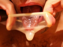 Muscular Amateur Self-Swallowing Fruit Fuck