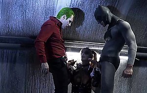 Nasty anal sex in sewerage in the parody scene of the Suicide Squad movie