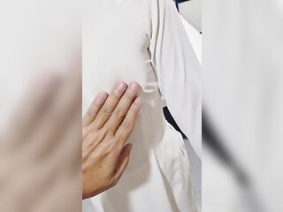 A beautiful lady in traditional Vietnamese attire in a foreign land - Ao Dai student