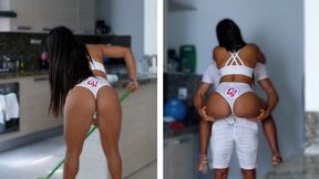 I Was So Horny So I Paid My Sexy Latina House Maid In CumRocket Cummies For An Amazing Sex