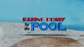 Whitney Westgate and Ariana Marie get oiled up and aroused by the pool.