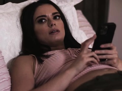 Sophia Burns seducing her creepy stepcousin Robby Echo
