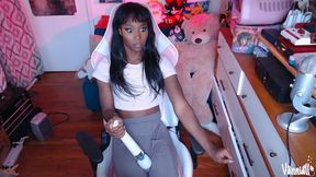 vanniall edging and cumming for hours - big trans dick solo cum shots - jack off together