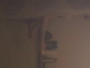Touching himself in the shower!