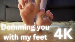 4K - Foot Domination - Laura Ropes Dominates you with Foot Worship and Foot Fetish