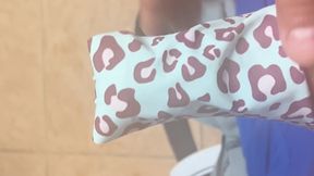 Jerking off to step daughters pussy juice filled pantys