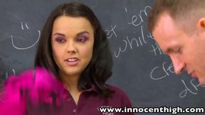 Teacher Fulfills Desire in Classroom Encounter with Eager Student