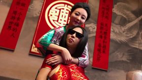 Two Chinese Shemale Milfs Doing Nude Modeling Photoshoot