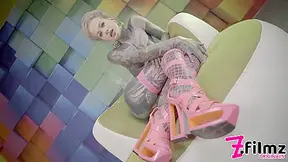 Tattooed Teen - Heavily 18+ Anal Stretching - Goth Girl Big Toy Masturbation - Alternative, Anal Gape