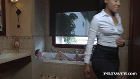 Alexis and Noemilk have an astounding interracial threesome