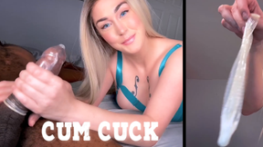 Cum Cuck gets fed by Superiors