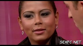 Tool for a spicy sweetie Isabella Chrystin'_s wet pussy