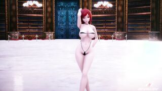 【MMD R-teenie SEX DANCE】 SWEET INSANE GODDESS BOOTY TEMPTATION ハードセックス [MMD]
