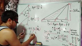 27 Trigonometry Calculate the Height and Area of the Triangle - Sexual Mathematics - Azaghal Soul