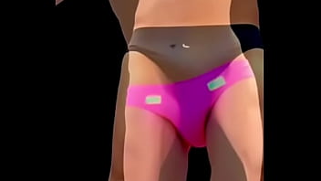 OnJonAI Stretching In Briefs Montage AI