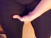 French Femboy DamnOspin: POV thick thighs squish and slap ~ 2/2