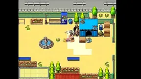 Cute blonde has sex with men in new porn hentai game