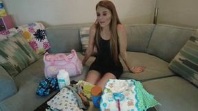 INEEDAMOMMY IPOD GF Kitty Discovers your stash and diapers you ABDL