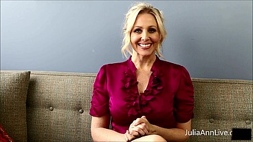 Teasing Teacher Julia Ann Strips, Spreads & Plays With Her Juicy Pussy and Big Tits Just for You!