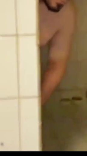 Stepmom in the Kitchen Is Watched Suddenly Saw Her Stepson's Cock and...
