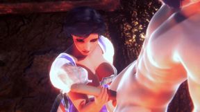 belle give a handjob and a blowjob - beauty and the beast parody