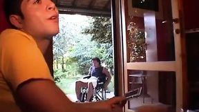 Prettiest carer with biggest tits and best ass stuffs lucky guy