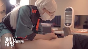 Japanese anime cosplay: gundam miorine cosplayer gets fucked - part 5