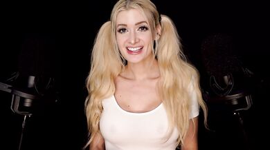 Blonde Cheerleader JOI Gushes While Choking on Thick Cream