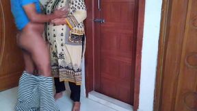 Desi Hot Wife Cheating with Husband & Sex with Bra Seller in Home When Husband Not at Home