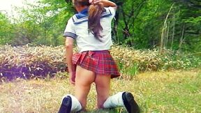 Mini Skirt &amp; Loose Socks