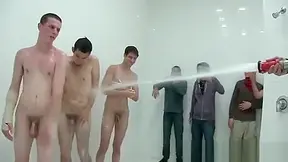 Gay College Gangbang In Shower With Hot Freshers