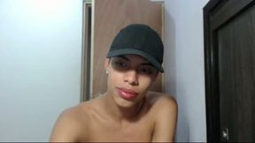 Beautiful Latino Guy Jerks and Cums