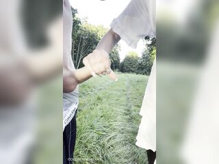 OUTDOOR TUGJOB but we got CAUGHT by strangers ????????