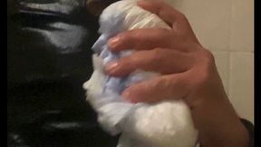 Wanda tied up tastes the penis