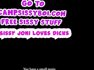 Closed Captioned Sissy Joni Likes Dongs