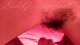 "Fuck me hard and cum on my fur!" 💦💦💦 Loud Orgasm - Amateur Couple - LadyGodivaAndMe