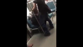 Asian twink get's BJ from older man in a subway 3