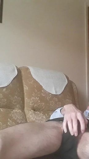 Masturbating on the Couch..